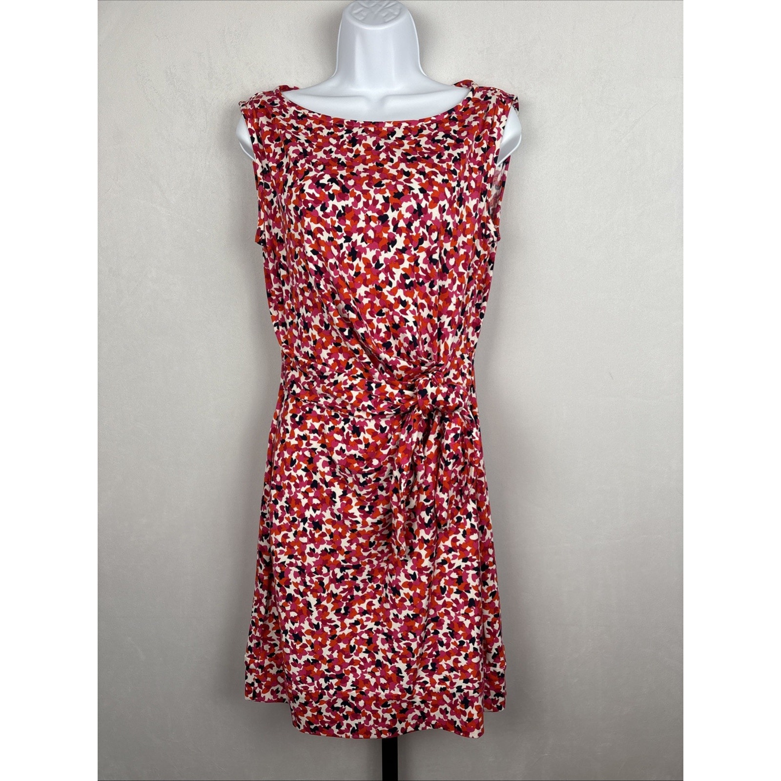 Dvf Diane Von Furstenberg New Della Dress Women's 8 Pink Floral Colorful Party